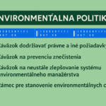 ISO 14001 Environmentálna politika