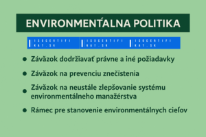 Environmentálna politika – základný pilier systému environmentálneho manažérstva