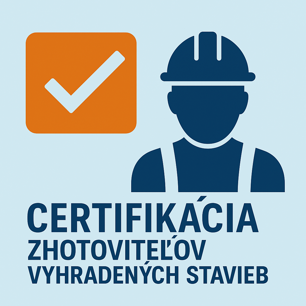 certifikácia zhotoviteľov